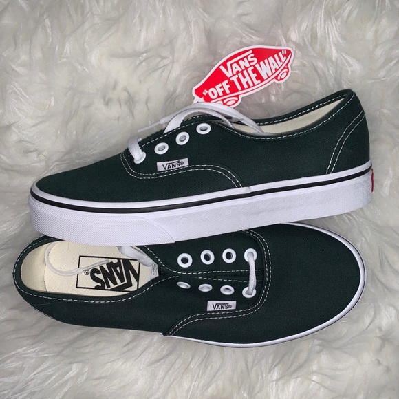 vans authentic forest green